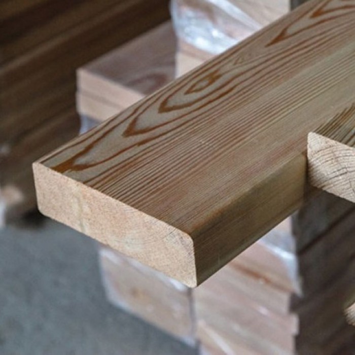 Палубная доска из лиственницы класс В 28x120x5000 мм